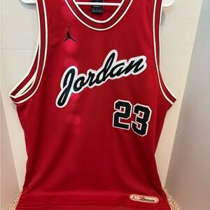 Jordan Air Red Mesh Jersey